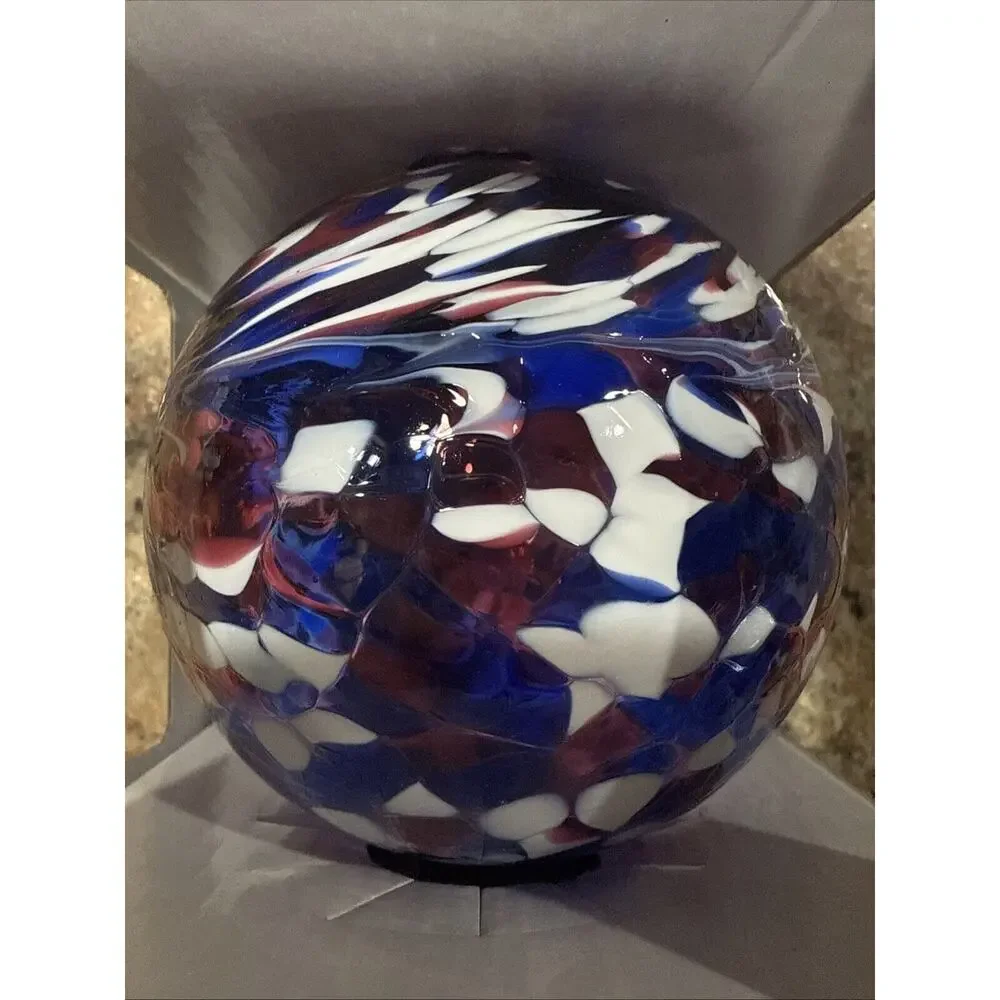 Anwa Glass Hand Blown Multicolor Christmas Ornament – Poland
